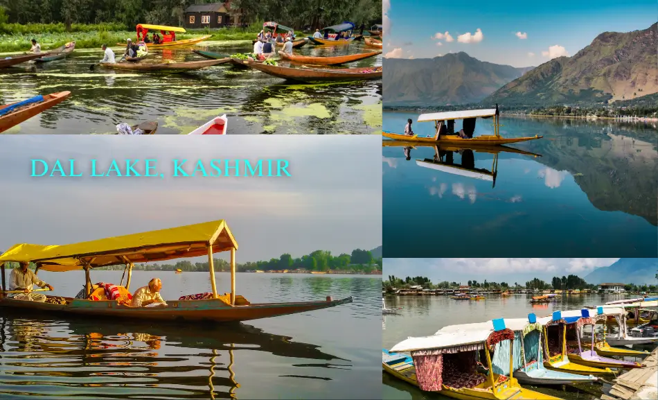 A view of dal lake in kashmir