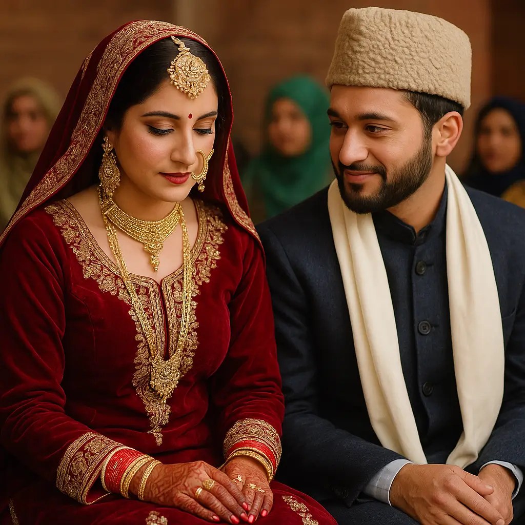 kashmiri weding attire