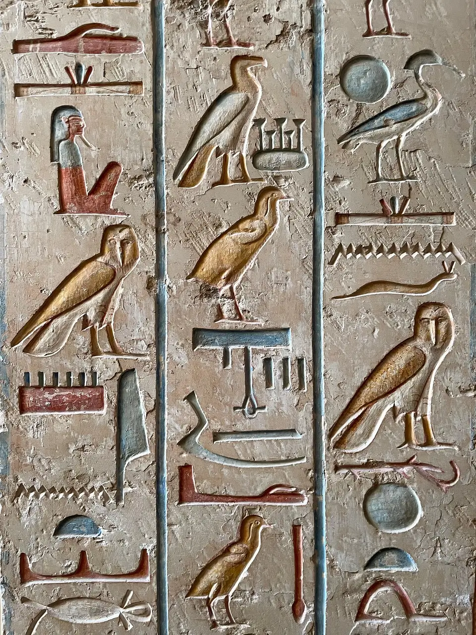 ncient Egyptian hieroglyphs