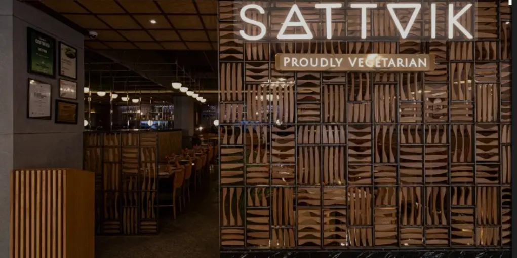 vegetarian fine-dining restaurant located inside Select CITYWALK Mall