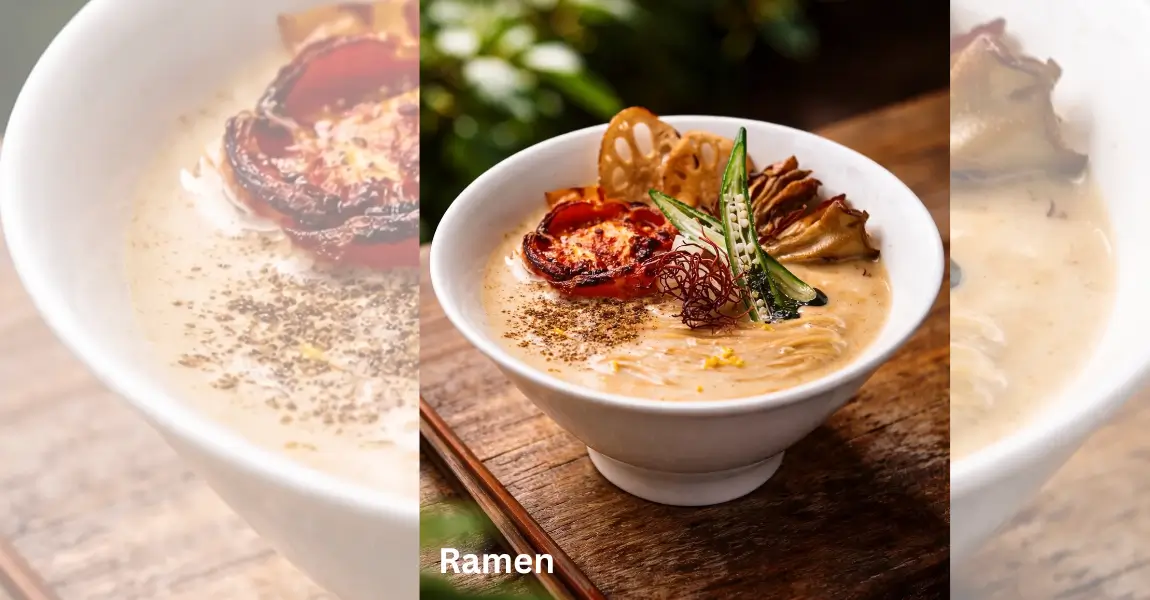 vegetarian and vegan ramen| AI image
