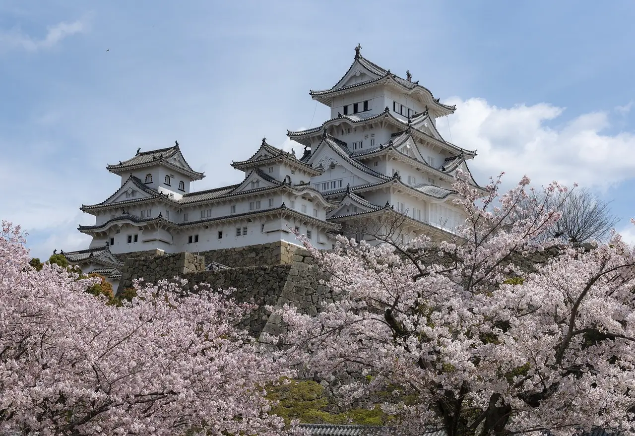 Himeji Castle is a UNESCO World Heritage Site and a national treasure of Japan