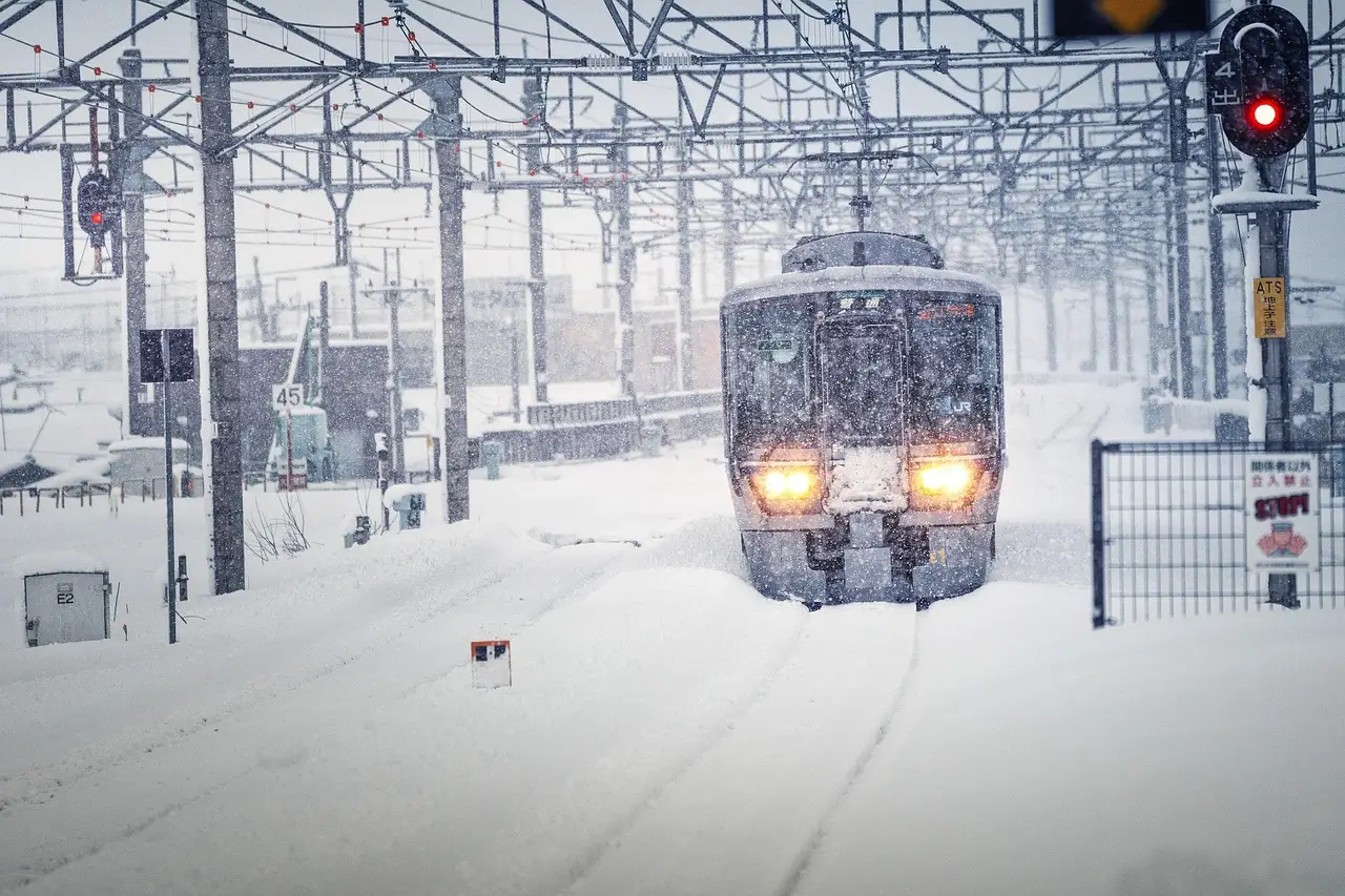 train near Kyoto